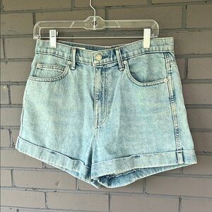 GAP Blue Jean Shorts High-Waisted